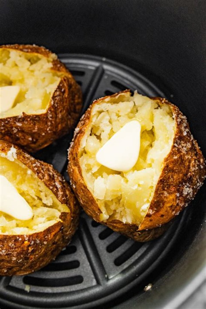 Air fryer baked potatoes won't save you money, but they taste delicious