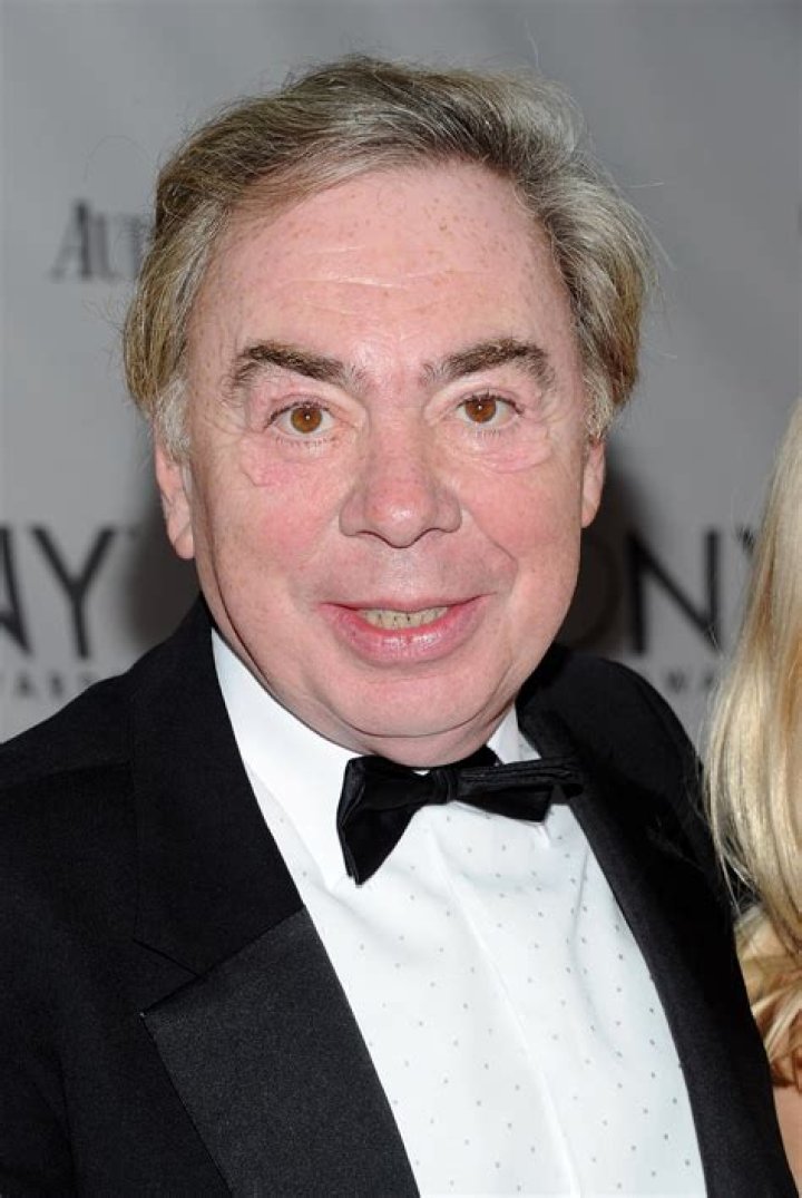 Andrew Lloyd Webber (Mitte), mit seiner Tochter Isabella Aurora und