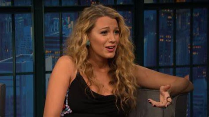 Back When Blake Lively Joked About Her Baby Bump Giving The Audience a