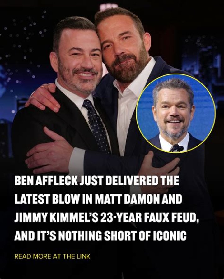 Beef Between Jimmy Kimmel And Matt Damon Beef Poster