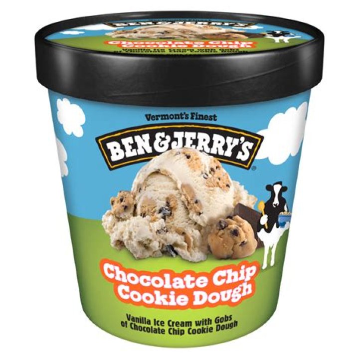 Ben & Jerry's Chocolate Chip Cookie Dough Core Tub 458ml Woolworths