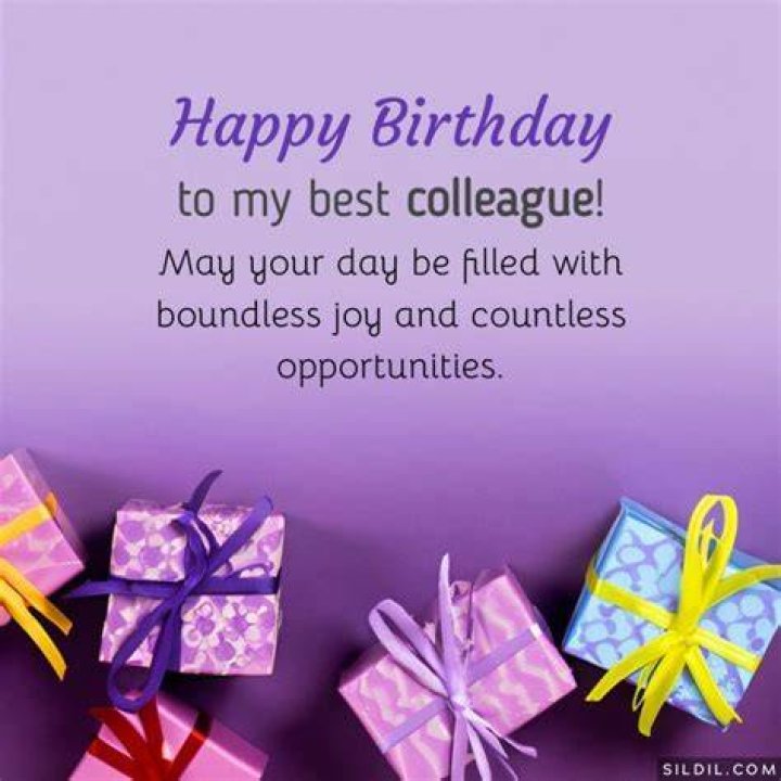 Birthday Wishes for Colleague Pictures and Graphics