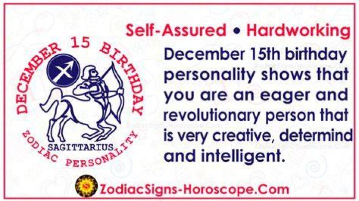 December 15 Birthday Horoscope Personality Sun Signs