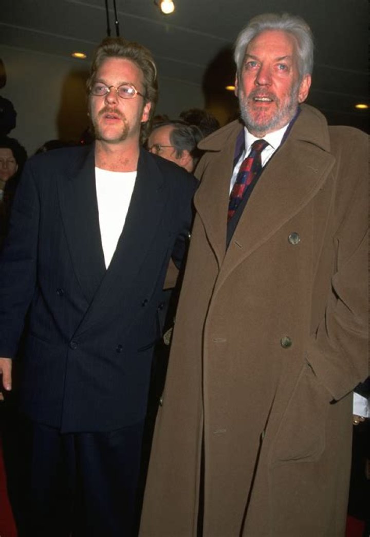 Donald and Kiefer Sutherland Famous Stars and Their Famous Dads