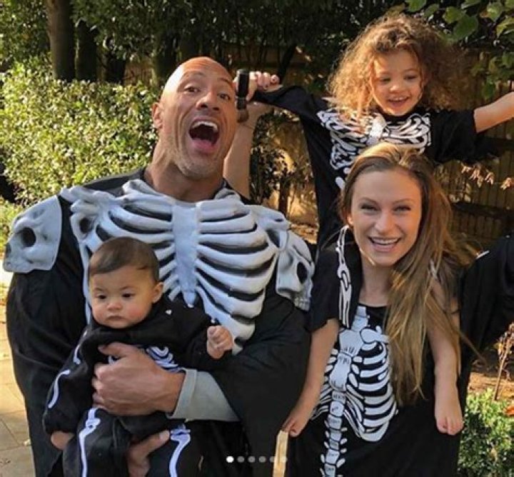 Dwayne Johnson, Lauren Hashian Family Album Photos