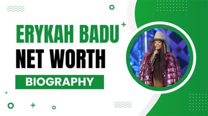 Erykah Badu Net Worth 2024 Salary, Age & Husband