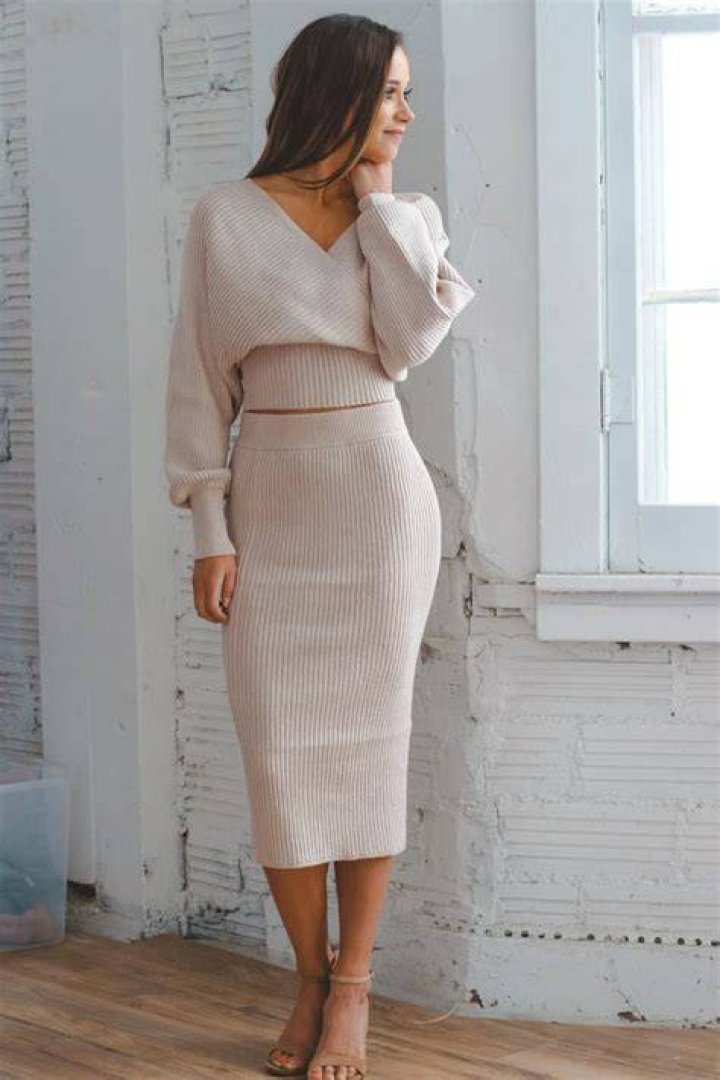 Evening Lights Sweater Set Fashion, Classy outfits, Outfits