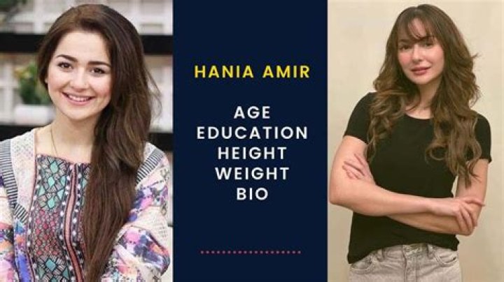 Hania Amir Age Height Weight Family Husband » Biography 2023