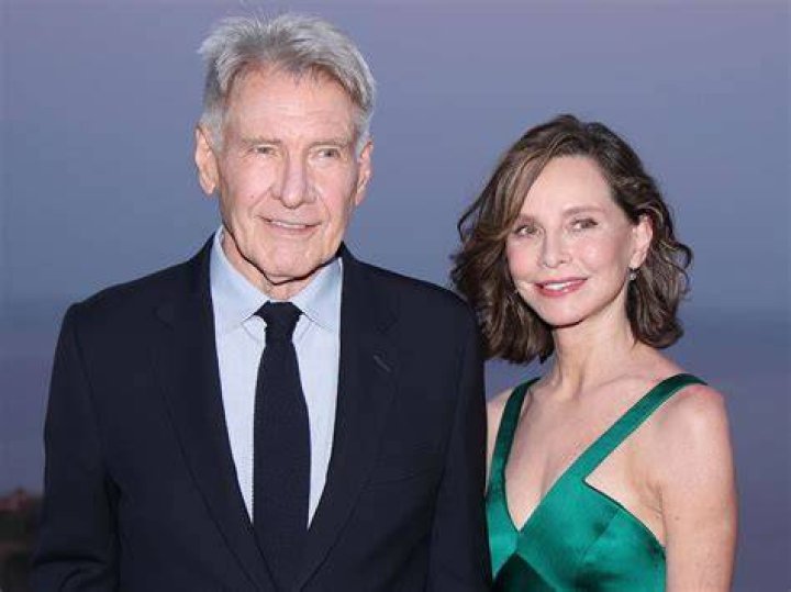 Harrison Ford and Calista Flockhart beam with pride at rarely seen son