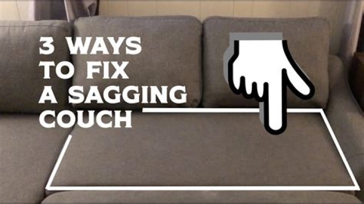 HOW TO FIX SAGGING COUCH CUSHIONS WITHOUT BATTING 99easyrecipes