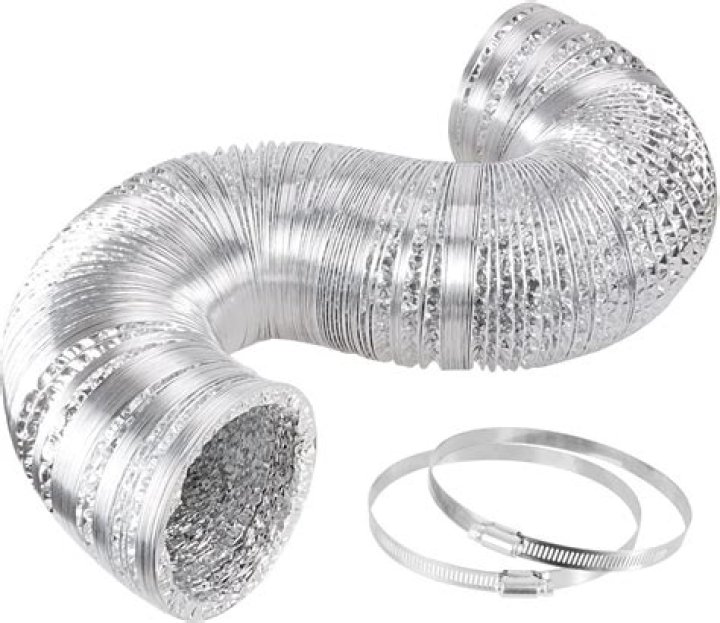 iPower 12 inch 25 ft NonInsulated Flex Air Aluminum Ducting Dryer Vent
