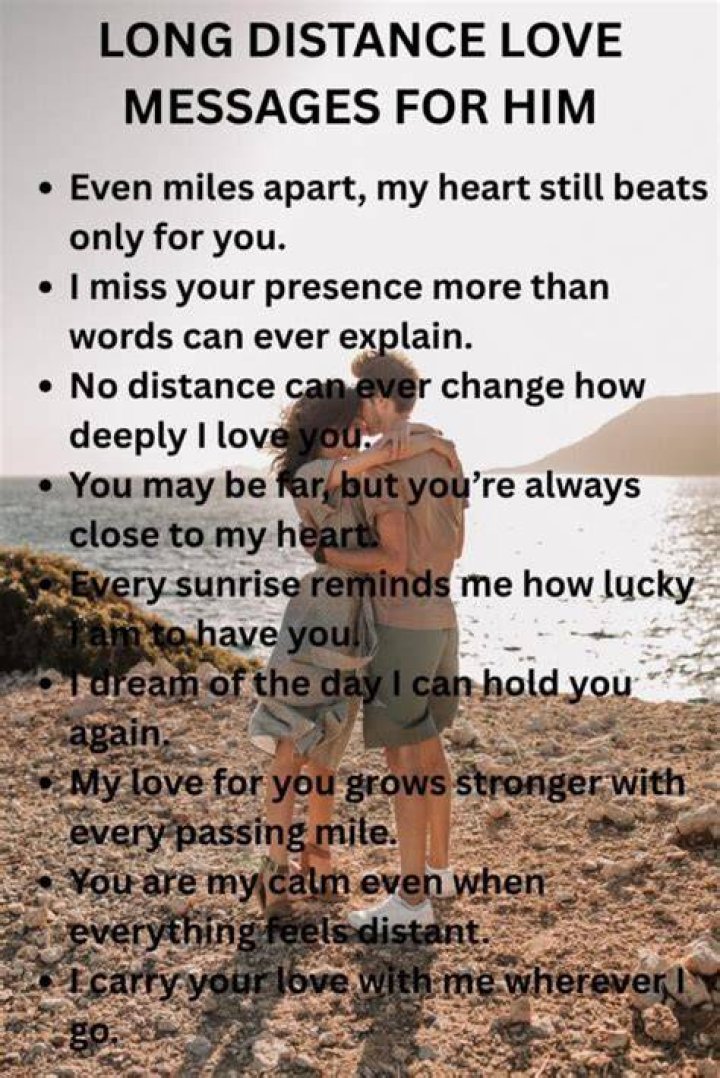 Irresistible Love Notes To Cross The Distance For Him: Long Distance Love Messages