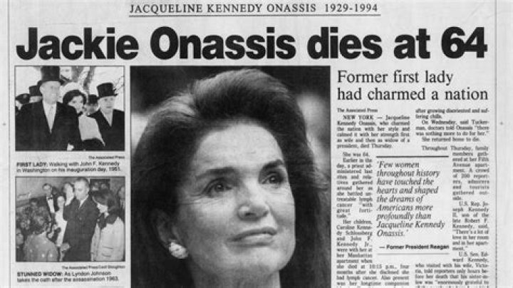 Jackie Kennedy Onassis died Enquirer front pages from May 20