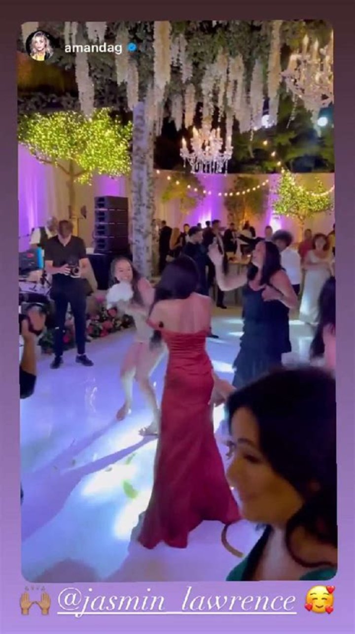 Jasmin Lawrence Catches the Bouquet at Bria Murphy's Wedding