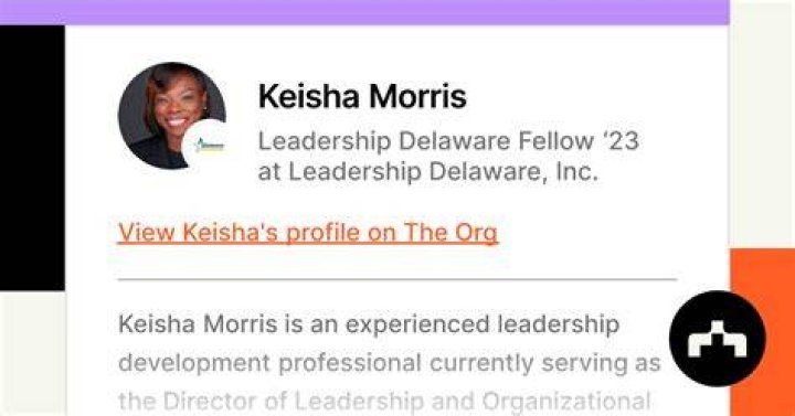 Keisha Morris Leadership Delaware Fellow &lsquo;23 Leadership Delaware