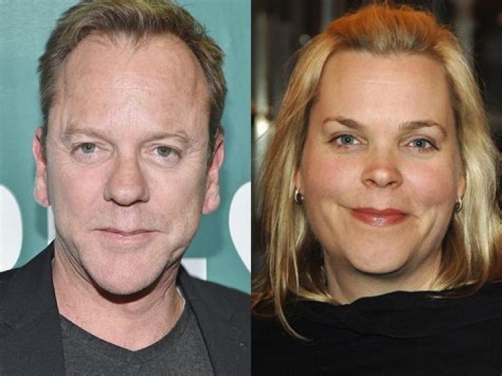 Kiefer Sutherland and his twin sister, Rachel r/pics