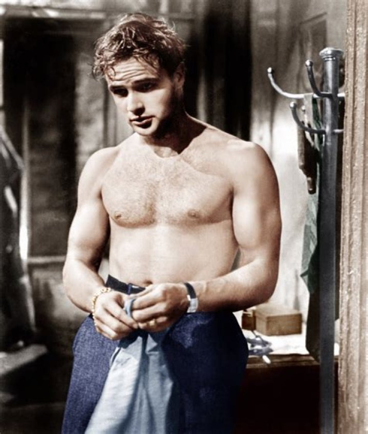 Marlon Brando Hot Shirtless Male Celebrities Purple Clover
