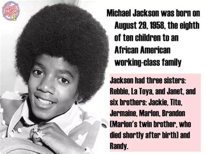 Michael jackson was born on this day in 1958. the king of pop would