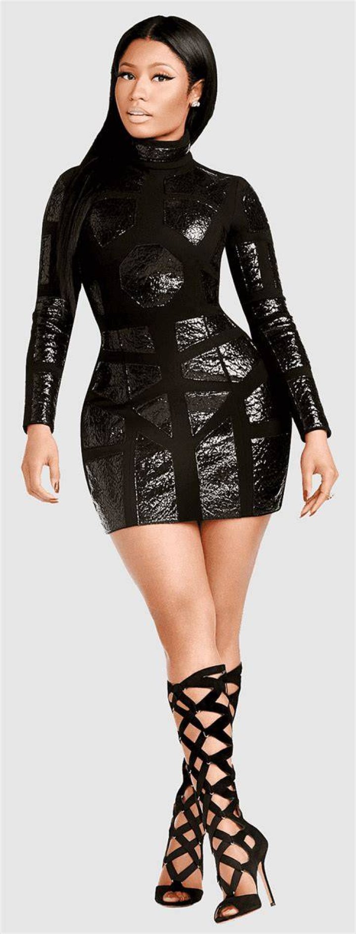 Nicki Minaj shows bodycon two piece with boyfriend Meek Mill during