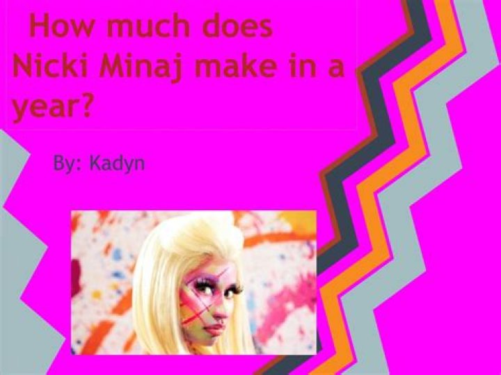 PPT How much does Nicki Minaj make in a year? PowerPoint Presentation