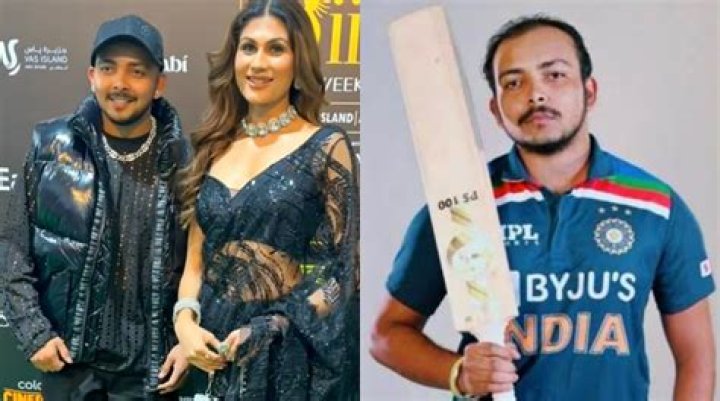 Prithvi Shaw goes public with his relationship with actress Nidhi