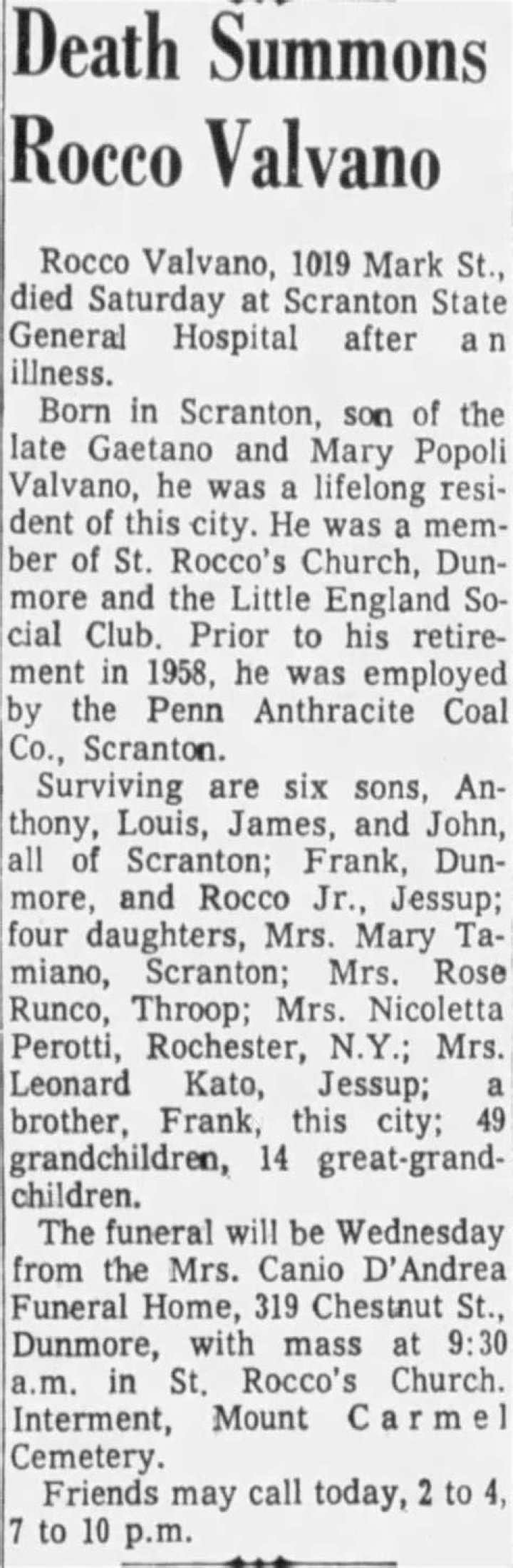 Rocco Losavio Obituary And Death Cause What Happened To Rocco Losavio