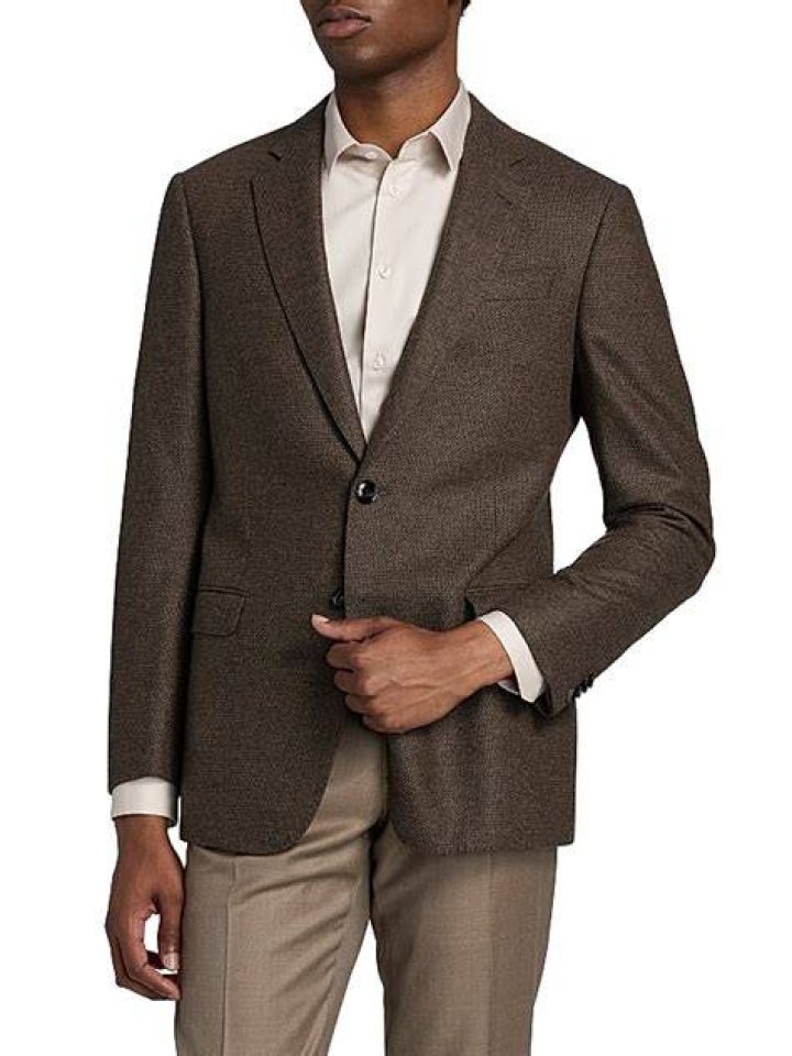 Saks Fifth Ave Wool Sportcoat Made in USA Sz XL Sportcoat, Blazers