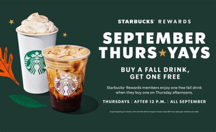 Starbucks BOGO Free Fall Drinks Today! Southern Savers