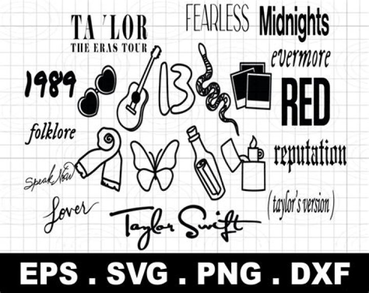 Taylor Swift Album Symbols Taylor Swift Posters and Art Prints