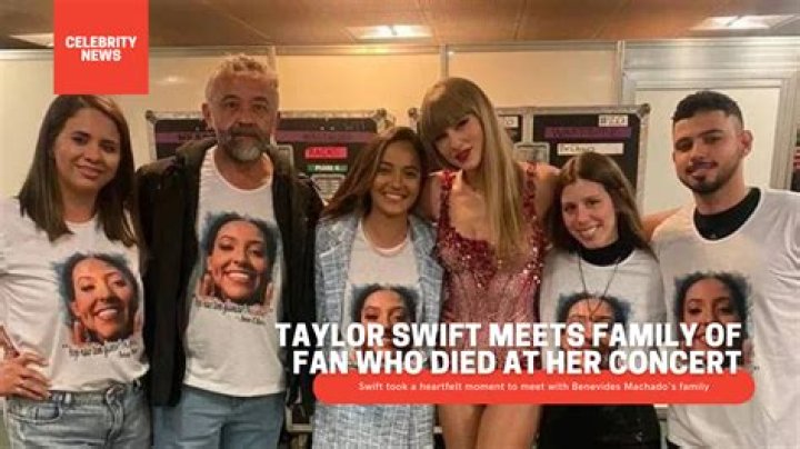 Taylor Swift meets family of fan who died at Eras Tour show