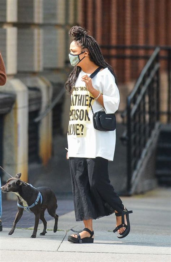 Tessa Thompson steps out for a stroll through Paris with rumored