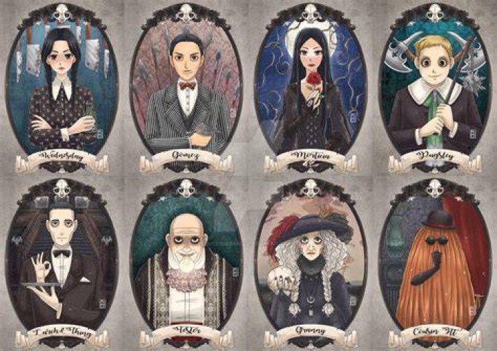 .the addams family portrait series by princessmimoza on DeviantArt