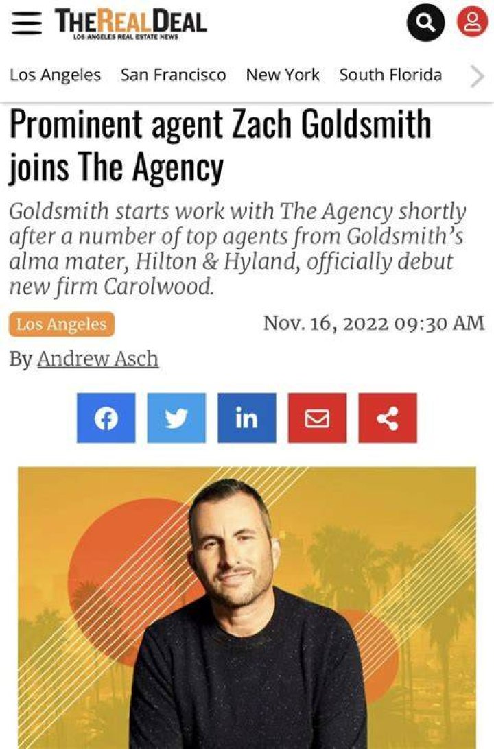 The Team — ZACH GOLDSMITH
