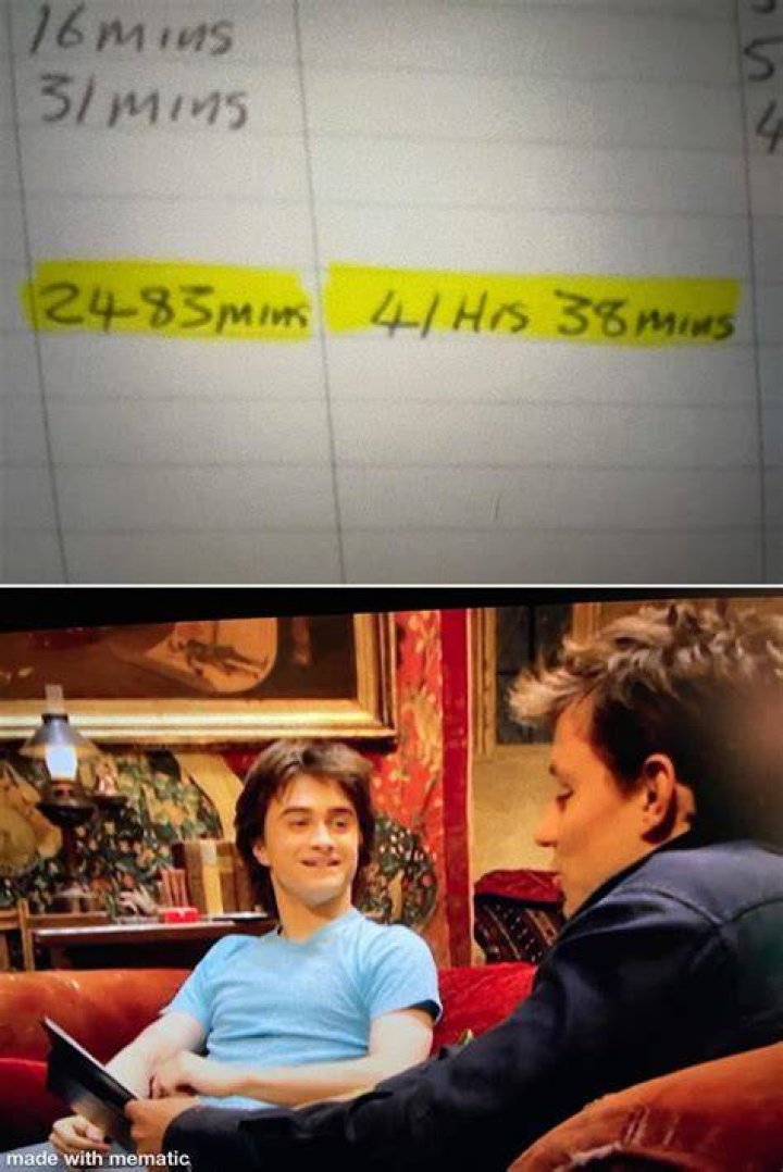TIL Daniel Radcliffe spent 41 hours 38 min underwater while filming the