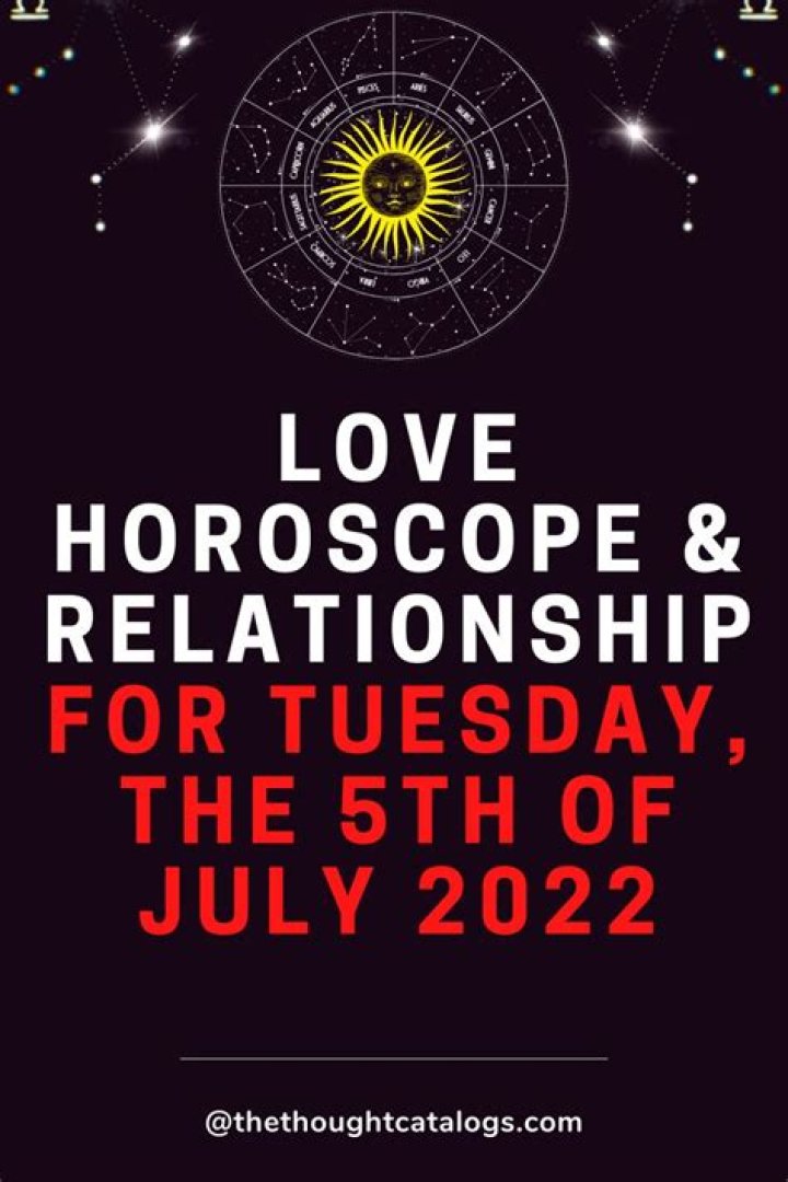 Today&rsquo;s Horoscope 5th July 2022 zodiac blogs in 2022 Today's