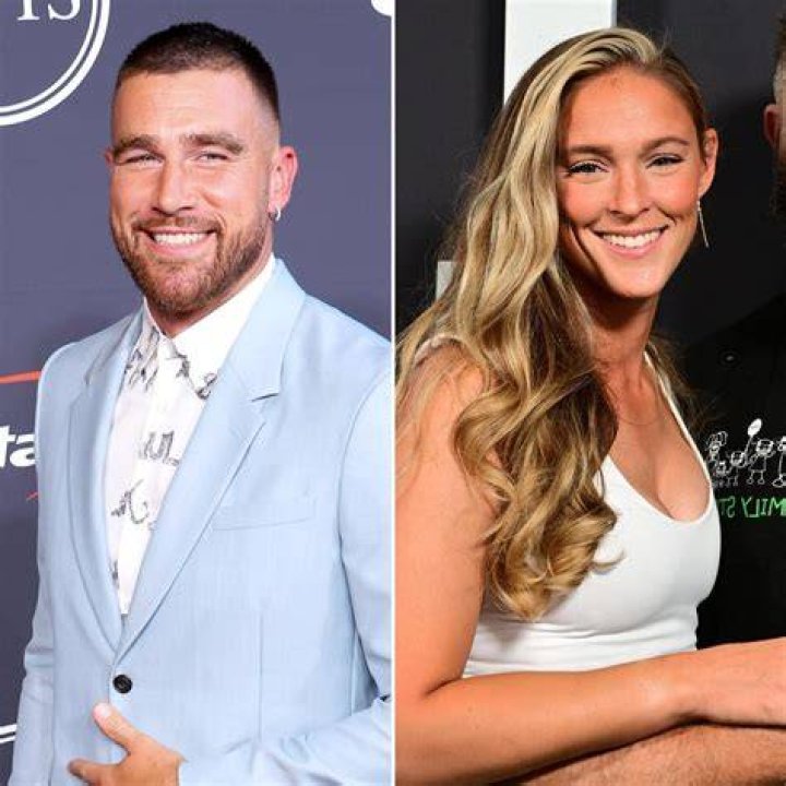 Travis Kelce&rsquo;s sisterinlaw Kylie Kelce weighs in on fan&rsquo;s Taylor