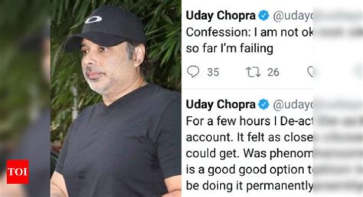 Uday Chopra makes a confession on Twitter I am not ok! Hindi Movie