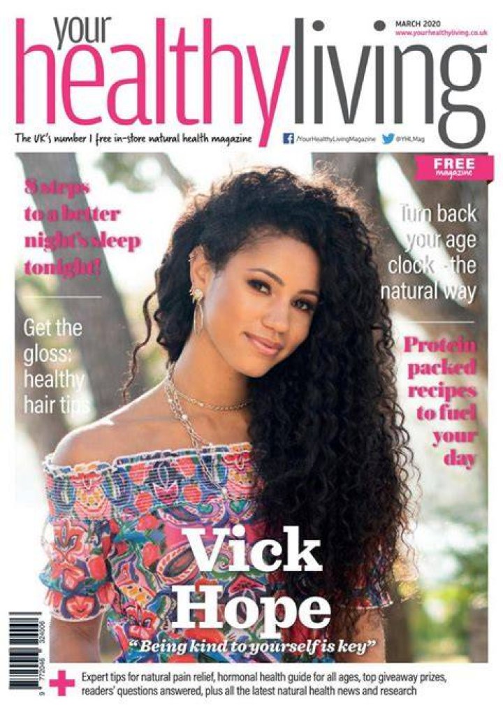 Vick Hope Your Healthy Living Magazine March 2020 Issue &bull; CelebMafia