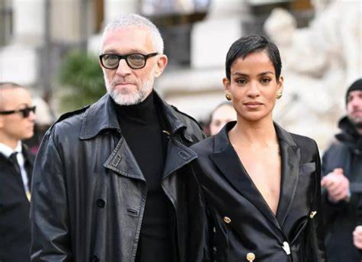 Vincent Cassel steps out with wife Tina Kunakey and daughter in Venice