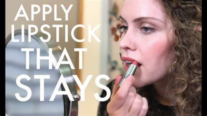 What lipstick stays on all day?
