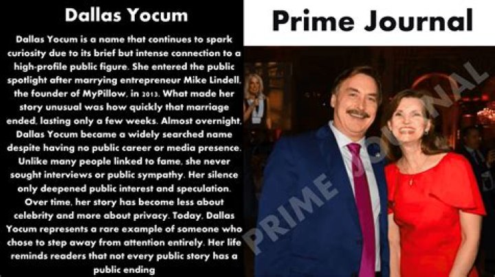 Who is Dallas Yocum? Facts about Mike Lindell&rsquo;s Exwife TRAN HUNG DAO
