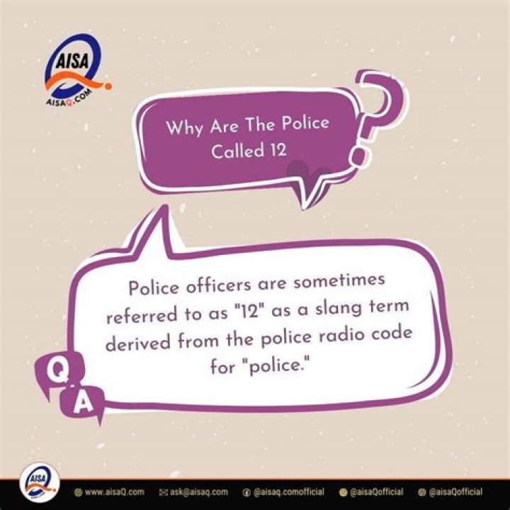 Why Are Police Called “12”? The Doesn’t Seem to Agree