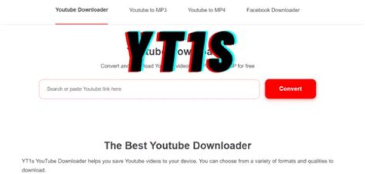 YT1S Youtube to MP4 converter 100 Secure