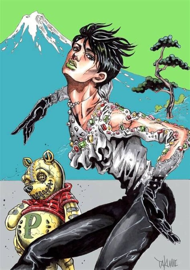 Yuzuru Hanyu in Araki Style JoJo's Bizarre Adventure Jojo's bizarre
